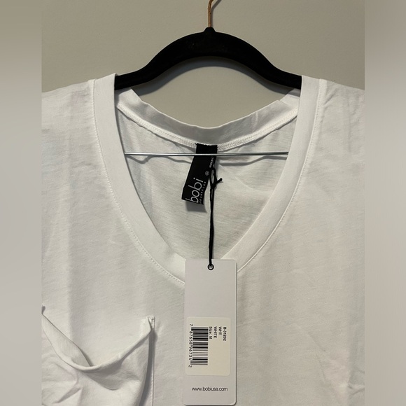 NWT Bobi Los Angeles Long sleeve V-neck pocket tee. Size Medium & Small avail. - Picture 4 of 11